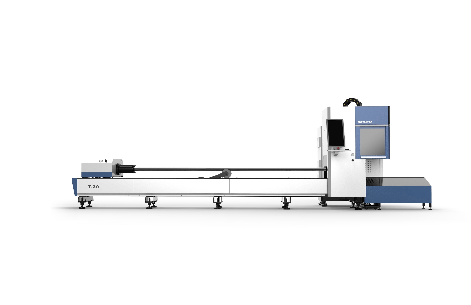 Фото METALTEC T-30 (MAXPHOTONICS 3000W) оптоволоконный лазерный станок для металлических труб в интернет-магазине ToolHaus.ru