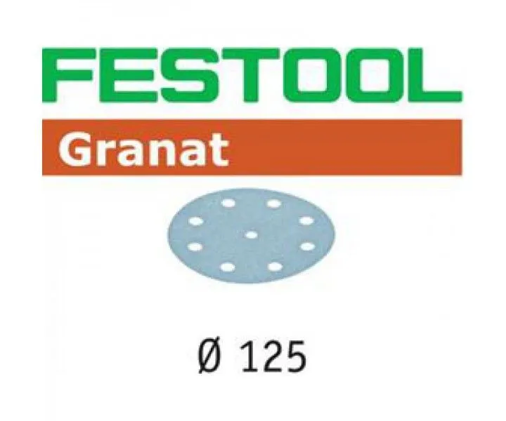 Фото Материал шлифовальный Festool Granat P280, компл. из 100 шт. STF D125/9 P 280 GR 100X в интернет-магазине ToolHaus.ru