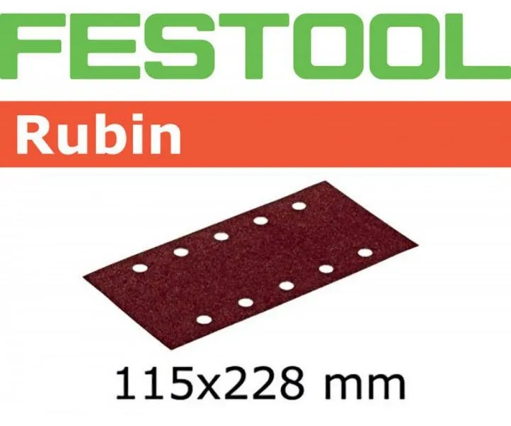 Фото Материал шлифовальный Festool Rubin II P 40, компл. из 50 шт. STF 115X228 P 40 RU2/50 в интернет-магазине ToolHaus.ru